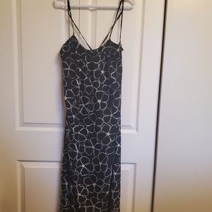 Black flower dress